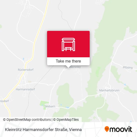 Kleinrötz Harmannsdorfer Straße map