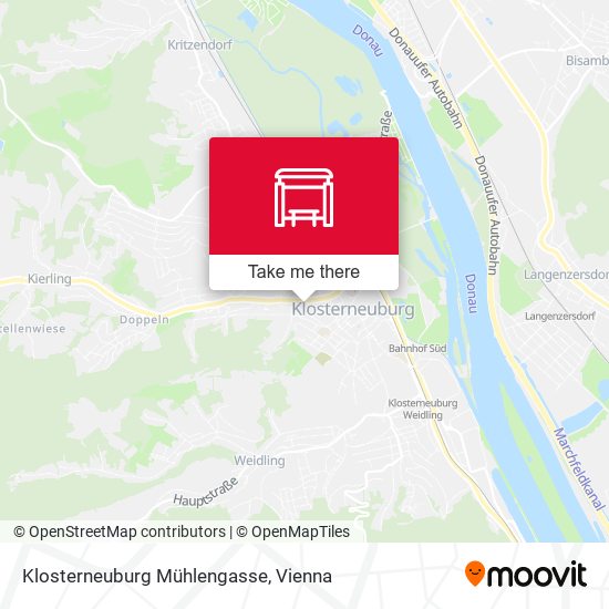 Klosterneuburg Mühlengasse map