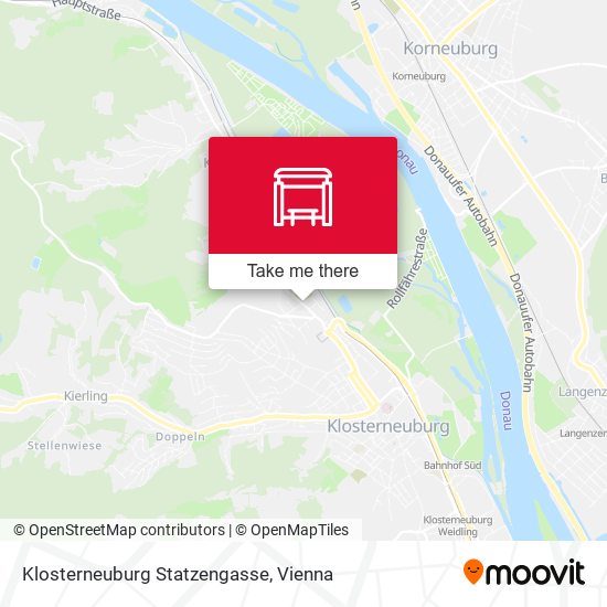Klosterneuburg Statzengasse map