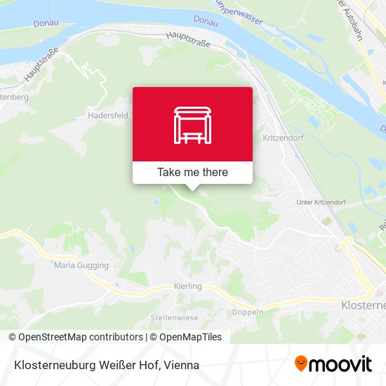 Klosterneuburg Weißer Hof map
