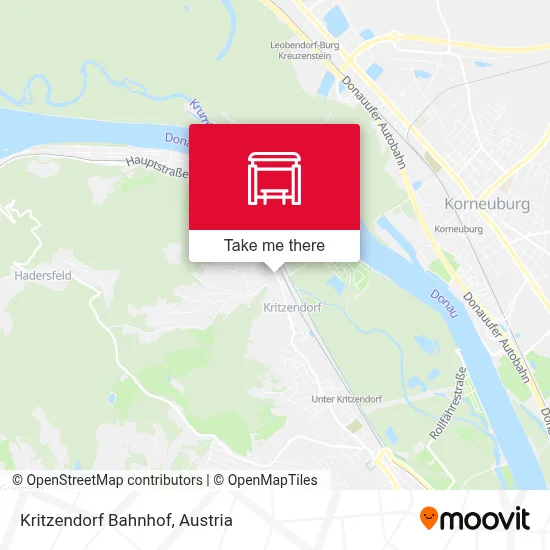 Kritzendorf Bahnhof map