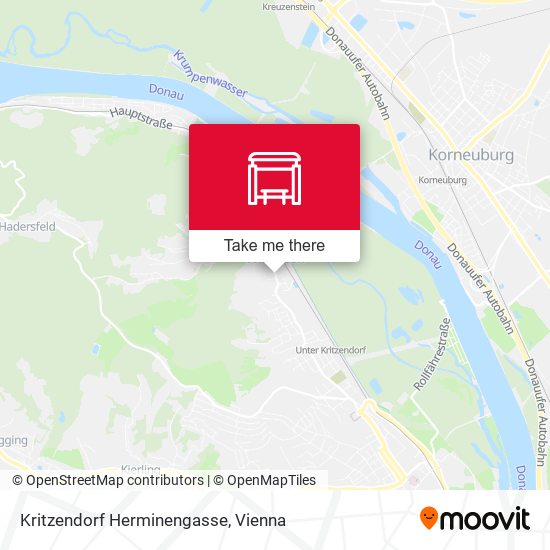 Kritzendorf Herminengasse map