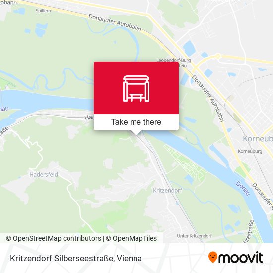 Kritzendorf Silberseestraße map