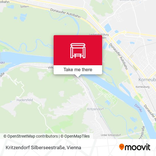 Kritzendorf Silberseestraße map