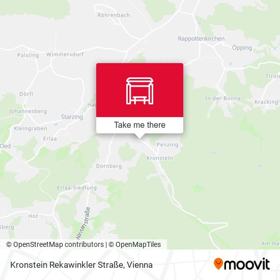 Kronstein Rekawinkler Straße map