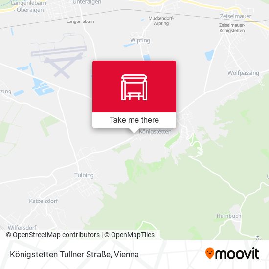 Königstetten Tullner Straße map