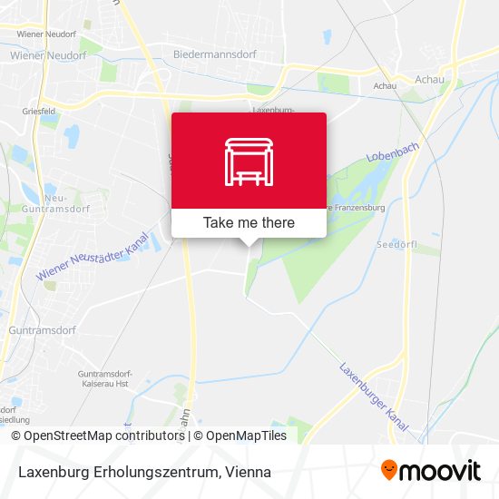Laxenburg Erholungszentrum map