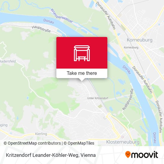 Kritzendorf Leander-Köhler-Weg map