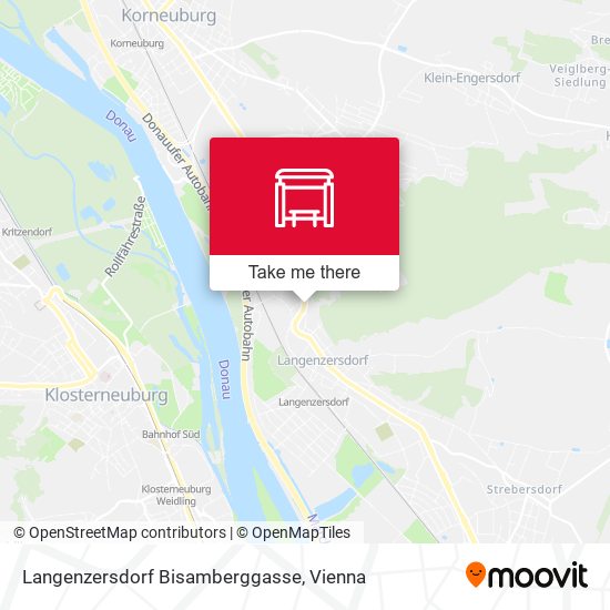 Langenzersdorf Bisamberggasse map