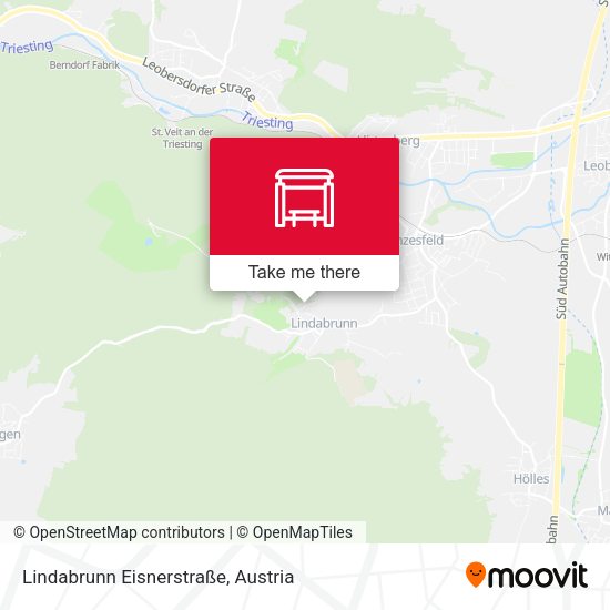 Lindabrunn Eisnerstraße map
