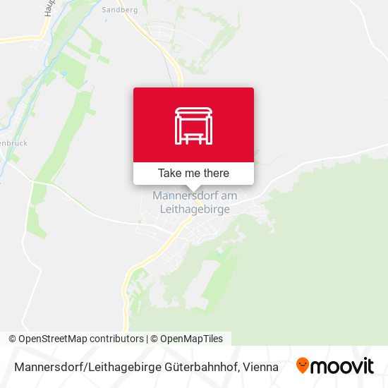 Mannersdorf / Leithagebirge Güterbahnhof map