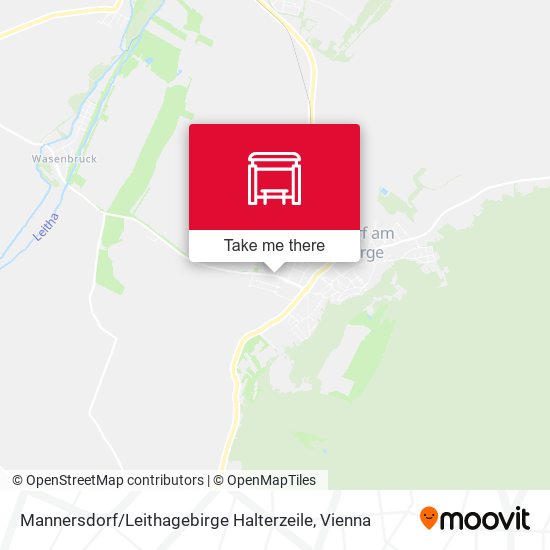 Mannersdorf / Leithagebirge Halterzeile map