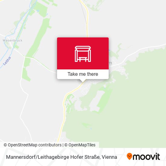 Mannersdorf / Leithagebirge Hofer Straße map