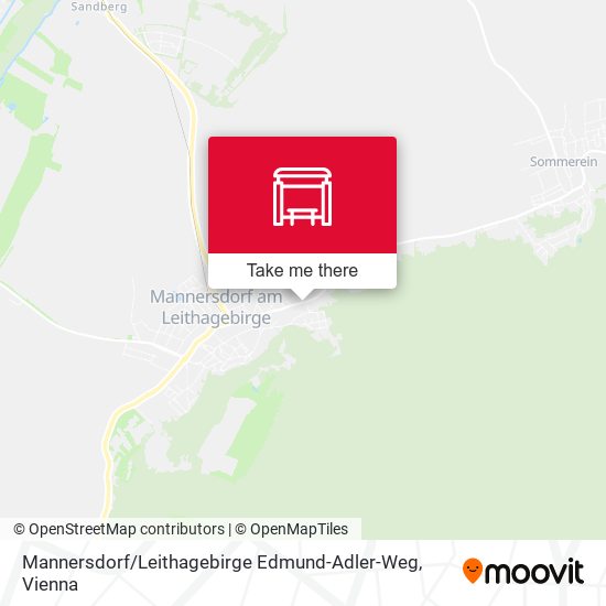 Mannersdorf / Leithagebirge Edmund-Adler-Weg map