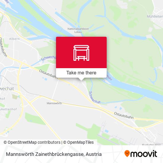 Mannswörth Zainethbrückengasse map
