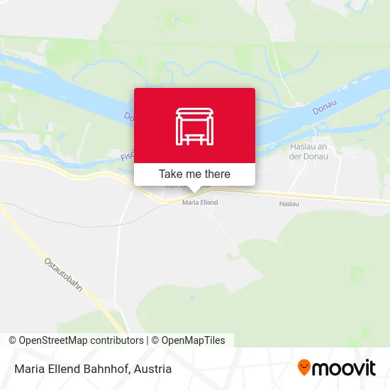Maria Ellend Bahnhof map
