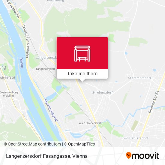 Langenzersdorf Fasangasse map