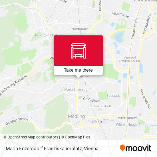 Maria Enzersdorf Franziskanerplatz map