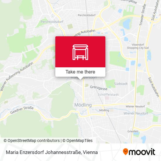 Maria Enzersdorf Johannesstraße map