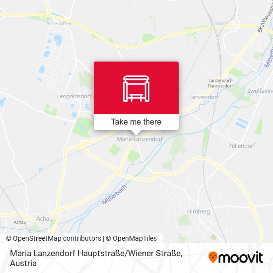 Maria Lanzendorf Hauptstraße / Wiener Straße map