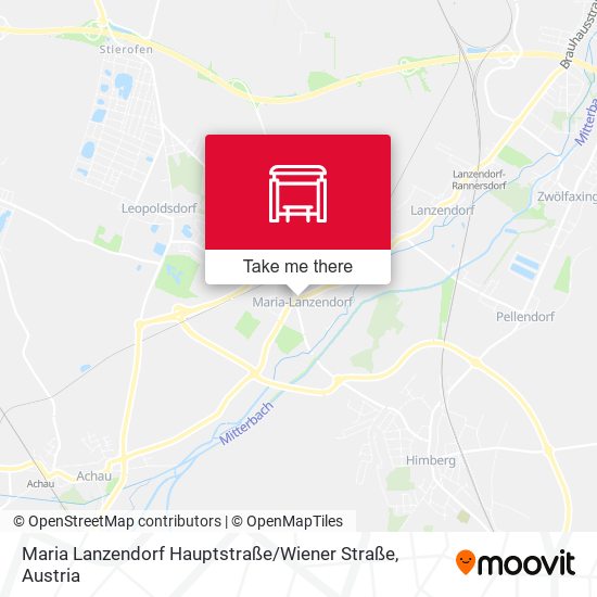 Maria Lanzendorf Hauptstraße / Wiener Straße map