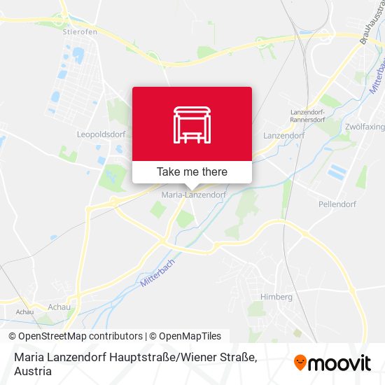 Maria Lanzendorf Hauptstraße / Wiener Straße map