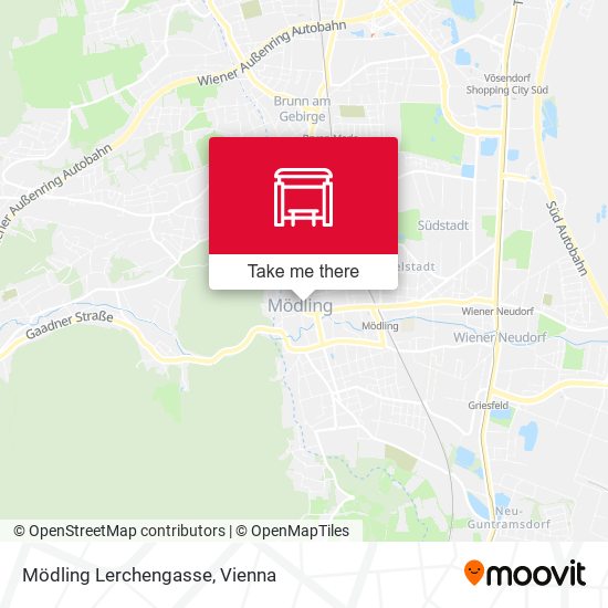 Mödling Lerchengasse map