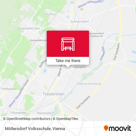 Möllersdorf Volksschule map