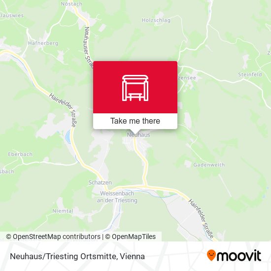 Neuhaus/Triesting Ortsmitte map