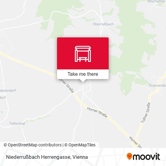 Niederrußbach Herrengasse map