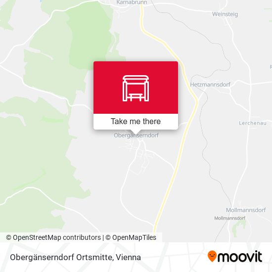 Obergänserndorf Ortsmitte map