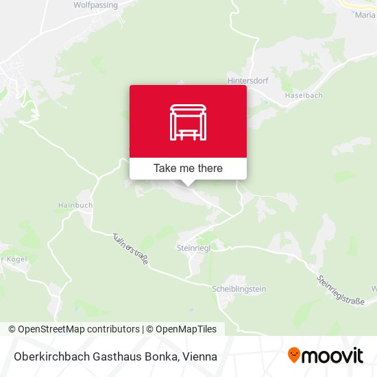 Oberkirchbach Gasthaus Bonka map