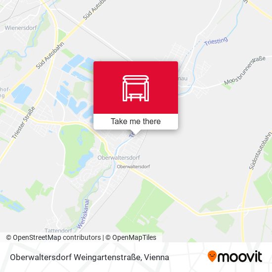 Oberwaltersdorf Weingartenstraße map