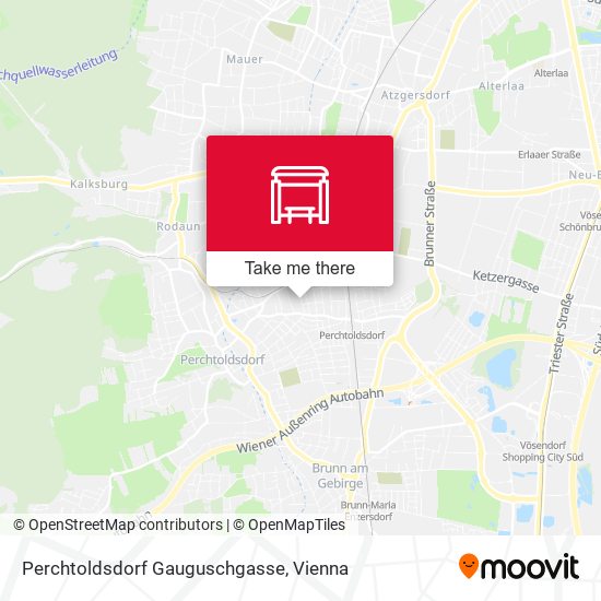 Perchtoldsdorf Gauguschgasse map