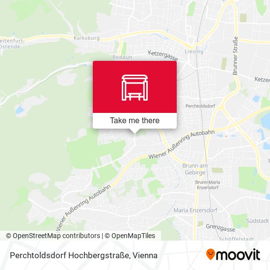 Perchtoldsdorf Hochbergstraße map