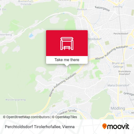 Perchtoldsdorf Tirolerhofallee map