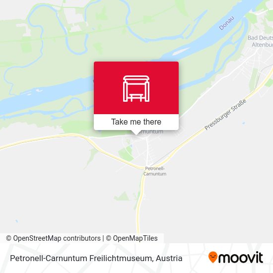 Petronell-Carnuntum Freilichtmuseum map
