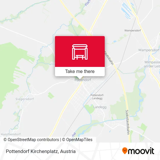 Pottendorf Kirchenplatz map