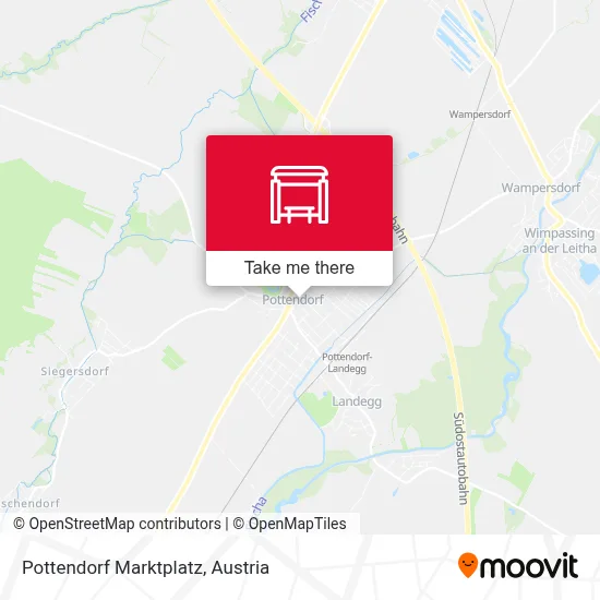 Pottendorf Marktplatz map