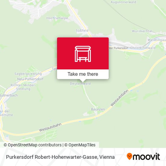 Purkersdorf Robert-Hohenwarter-Gasse map