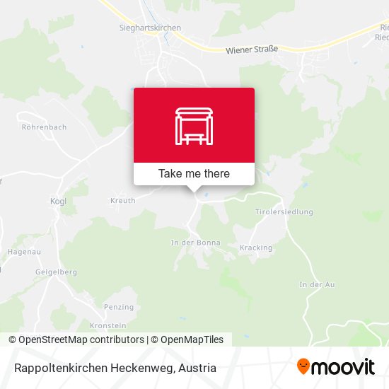 Rappoltenkirchen Heckenweg map