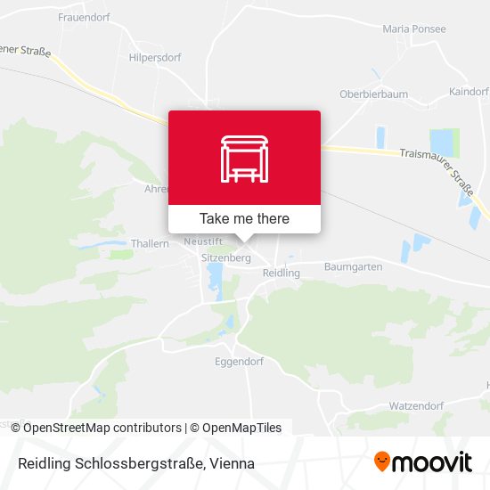 Reidling Schlossbergstraße map
