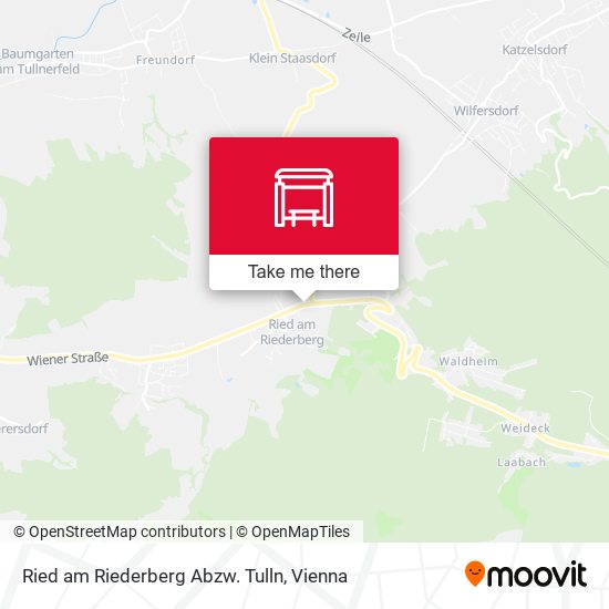 Ried am Riederberg Abzw. Tulln map