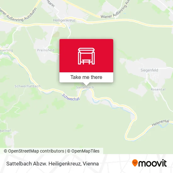 Sattelbach Abzw. Heiligenkreuz map