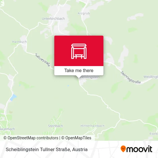 Scheiblingstein Tullner Straße map