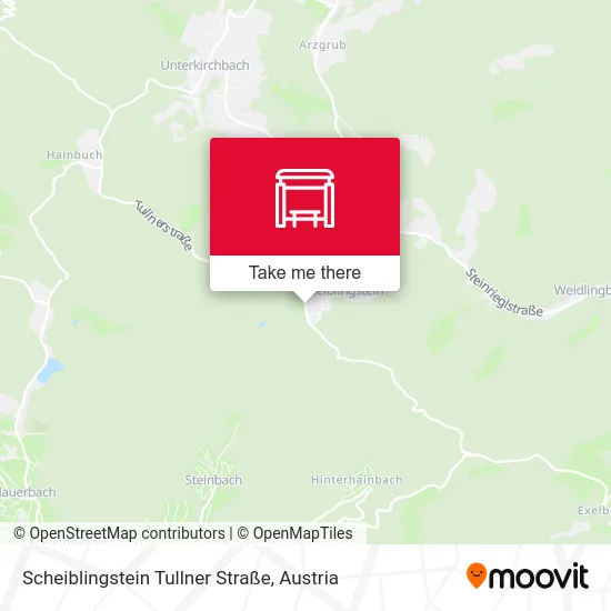 Scheiblingstein Tullner Straße map