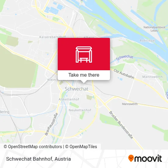 Schwechat Bahnhof map