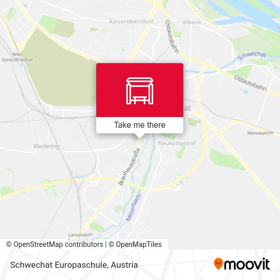 Schwechat Europaschule map