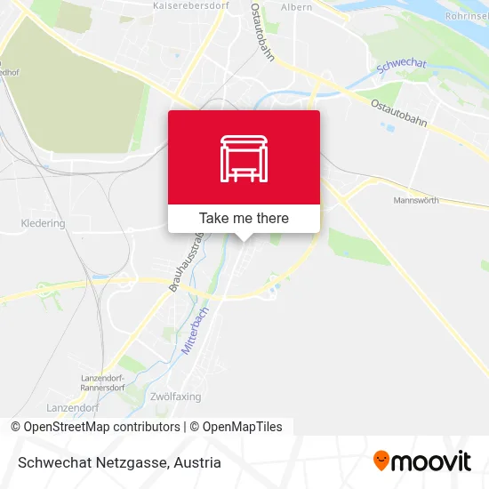 Schwechat Netzgasse map