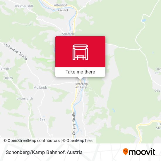Schönberg/Kamp Bahnhof map